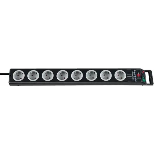 Prelungitor Brennenstuhl 1153380118, 2.5 m, Switch On/Off iluminat, Siguranta 16A, Protectie copii (Negru)