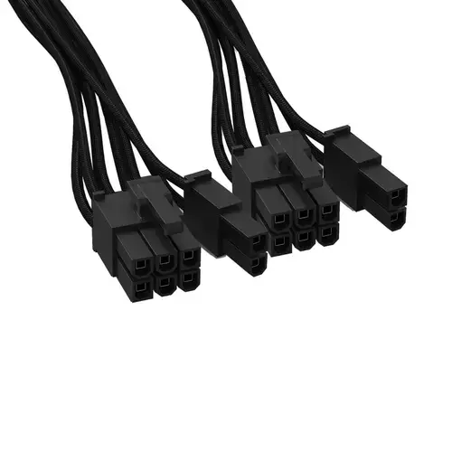 Cablu alimentare PCIe be quiet! CP-6620, BC071, sleeved (Negru)