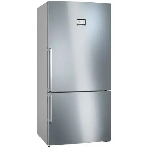 Combina frigorifica Bosch KGN86AIDR, 631 L, NoFrost, PerfectFit, Iluminare LED, Clasa D, H 186 cm (Argintiu)