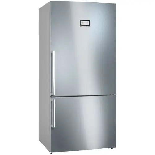 Combina frigorifica Bosch KGN86AIDR, 631 L, NoFrost, PerfectFit, Iluminare LED, Clasa D, H 186 cm (Argintiu)