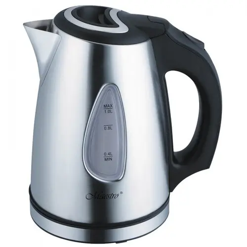 Fierbator de apa MAESTRO MR-029, 1 L (Negru/Argintiu)