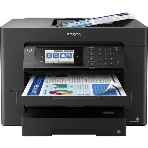 Multifunctional inkjet color Epson WF-7840DTWF, A3, duplex, ADF, USB 2.0, Wi-Fi, 25 ppm negru, 12 ppm color (Negru)