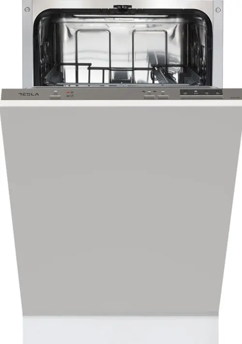 Masina de spalat vase incorporabila Tesla WDI461M, 9 Seturi, 4 Programe, Clasa E (Argintiu)
