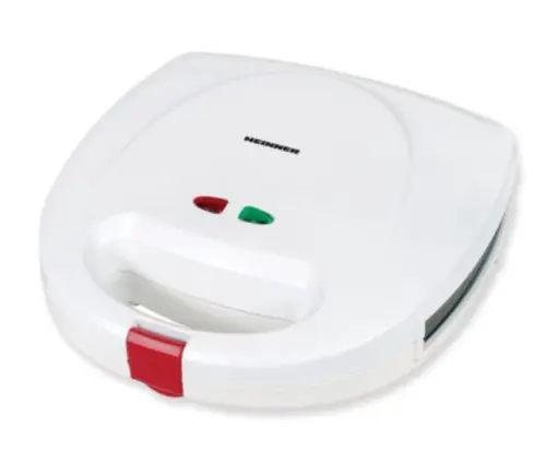Sandwich maker Heinner SM-2K750WH, 750 W, Placi Sandwich si grill (Alb)