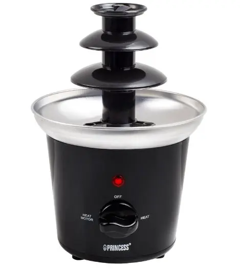 Fantana pentru ciocolata Princess, 0.4 L, 32 W (Negru/Argintiu)