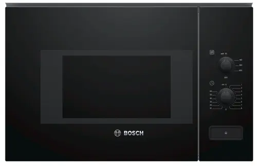 Cuptor cu microunde incorporabil Bosch BFL520MB0, 20 L, 800 W, Functie Dezghetare (Negru)