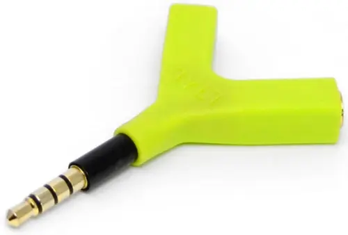 Adaptor Audio Tylt Y-SPLIT, 2x Jack 3.5mm (Verde)