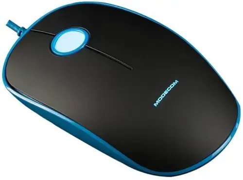 Mouse optic Modecom M111, 1600 DPI (Negru/Albastru)