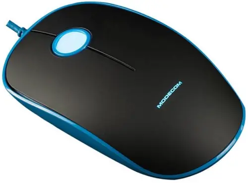 Mouse optic Modecom M111, 1600 DPI (Negru/Albastru)