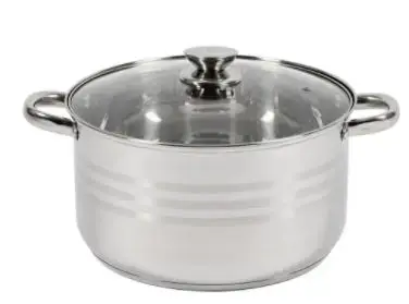Oala cu capac Heinner HR-HJ-07, 26 x 14.5 cm, 7 L (Inox)