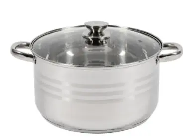 Oala cu capac Heinner HR-HJ-07, 26 x 14.5 cm, 7 L (Inox)