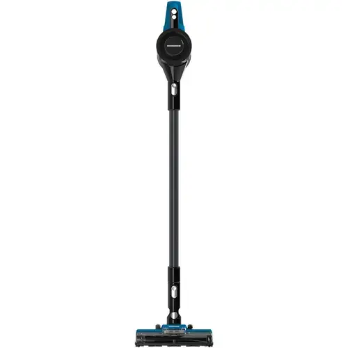Aspirator vertical HEINNER V-GO MAX HSVC-MB22.2BL, filtrare ciclonica, acumulator li: 22.2v, putere: 300w si 3 viteze, putere absorbtie: 90w, autonomie max 20 min, 2 moduri de aspirare, capacitate recipient praf: 0.7l , filtru hepa, Negru/Albastru