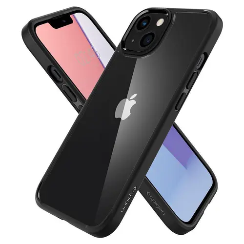 Husa Protectie Spate Spigen Ultra Hybrid ACS03523 pentru iPhone 13 (Negru)