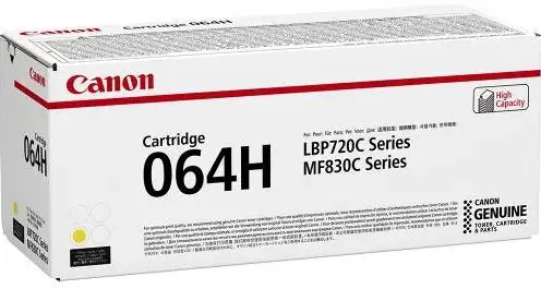Toner Canon CRG-064HY, acoperire 10400 pagini (Galben)