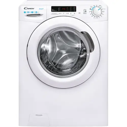Masina de spalat rufe Candy CS4 1172DE/1-S, 7 kg, 1100 rpm, Easy Iron, Slim, Programe rapide de spalare, Hygiene, Clasa D (Alb)