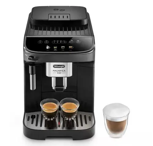 Espressor automat De'Longhi Magnifica Evo ECAM 290.21.B, 1450 W, 15 bar, 1.8 l, sistem spumare lapte manual, rasnita cu 13 setari (Negru)