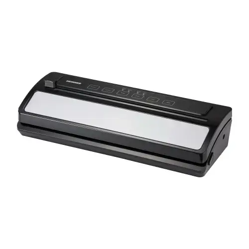 Aparat de vidat si sigilat Heinner FreshLock 110SS HAV-E110SS, vidare umeda /uscata, vidare caserole, panou de comanda tactil, furtun pentru vidarea caserolelor, cutter incorporat, compatibil cu pungi cu latimea de 30cm, capacitate vidare: 10L/min, 110W