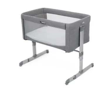 Patut pliant 2 in 1 Joie Roomie Gray Flannel, 0-9 kg (Gri)