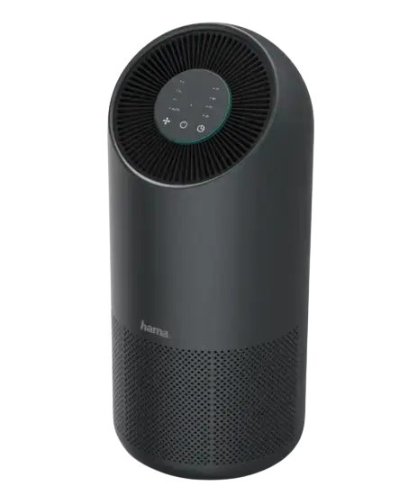Purificator de aer Hama Smart, Filtru HEPA 13, 250 mc/h, 45 W, WiFi, Recomandat pentru incaperi de pana la 65 mp (Negru)