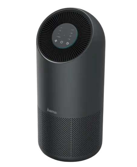 Purificator de aer Hama Smart, Filtru HEPA 13, 250 mc/h, 45 W, WiFi, Recomandat pentru incaperi de pana la 65 mp (Negru)