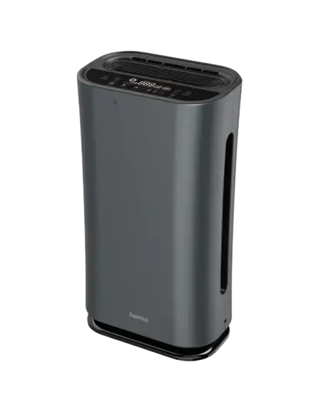 Purificator de aer Hama Basic, 55 W, 200 mc/h, Recomandat pentru incaperi de pana la 52 mp (Negru/Gri)