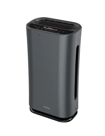 Purificator de aer Hama Basic, 55 W, 200 mc/h, Recomandat pentru incaperi de pana la 52 mp (Negru/Gri)