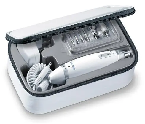 Set manichiura pedichiura Beurer MP62, 10 accesorii (Alb)
