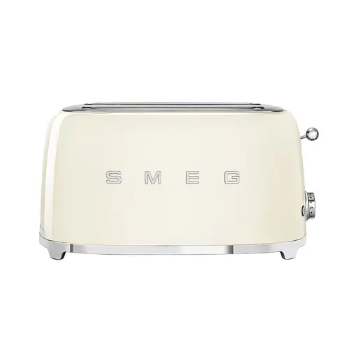 Prajitor de paine Smeg TSF02CREU, 1500W, 2 felii, 6 Trepte pentru rumenire (Crem)