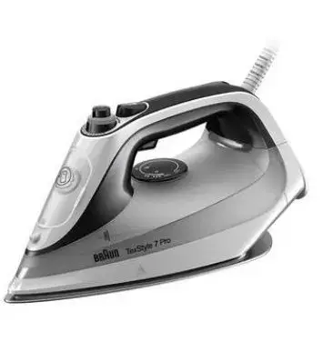 Fier de calcat Braun TexStyle SI7149WB, 2900 W, 220 g/min (Alb/Negru)