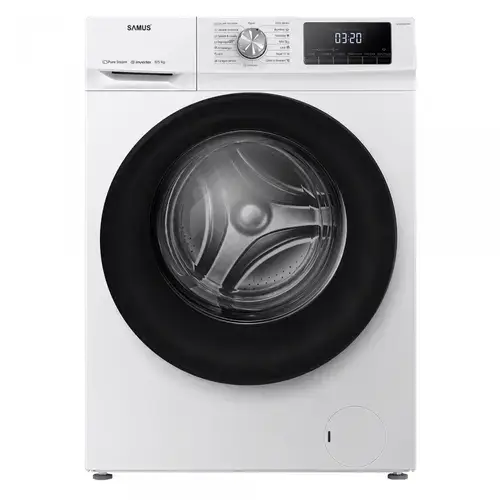 Masina de spalat cu uscator Samus WSDDI-85140, Capacitate spalare 8 kg, Capacitate uscare 5 kg, Motor inverter, 1400 Rotatii/Minut, 15 Programe, Clasa energetica A(spalare) / D(uscare), Incarcare cu rufe in timpul spalarii, Alb
