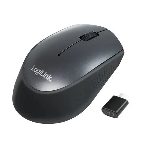 Mouse Wireless LogiLink ID0160, 1200 DPI (Negru)