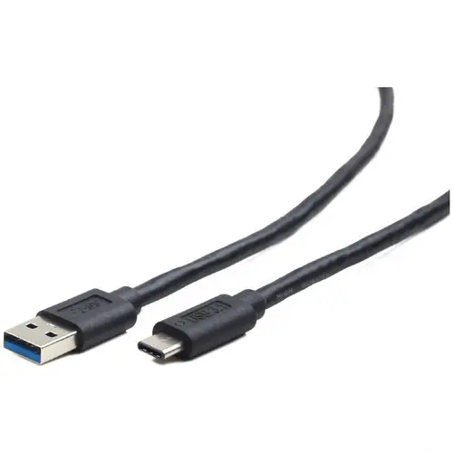 Cablu alimentare si date Gembird, USB 3.0 (T) la USB 3.1 Type-C (T), 36W, 0.1m, Negru, CCP-USB3-AMCM-0.1M