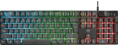 Tastatura gaming Trust GXT 835 Azor, Iluminare RGB (Negru)