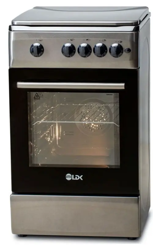 Aragaz LDK 5060 A Shiny Grey RMV LPG, Gaz, 4 Arzatoare, Aprindere electrica, 46 L, 60 cm (Gri)
