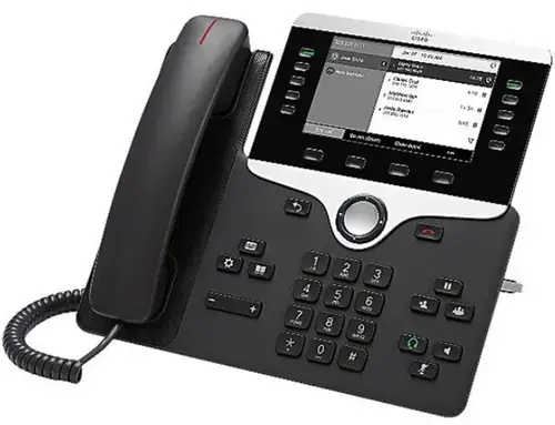 Telefon VoIP Cisco CP-8811-K9=, Ecran 5inch (Negru)