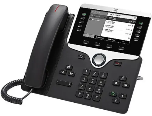 Telefon VoIP Cisco CP-8811-K9=, Ecran 5inch (Negru)