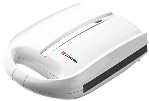Aparat de facut nuci umplute Zokura Z1042, 1400W, 12 forme (Alb)