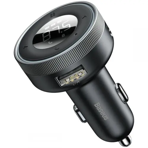 Modulator FM Bluetooth Baseus CCLH-01 Enjoy, Mp3 Player, 2 x USB (Negru)