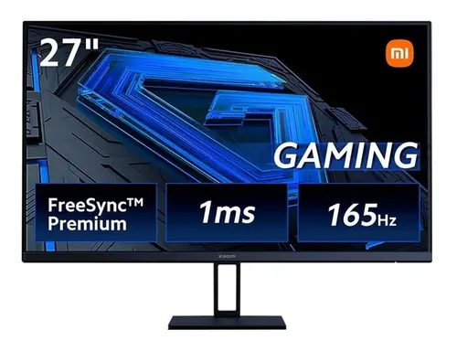 Monitor Gaming IPS LED Xiaomi 27inch G27i, Full HD (1920 x 1080), HDMI, DisplayPort, 165 Hz, 1 ms (Negru)