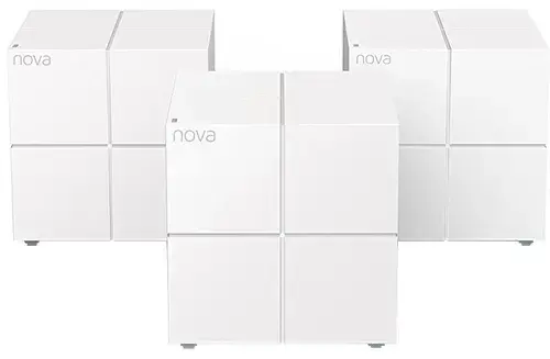 Sistem Router Wireless mesh Tenda Nova MW6, Gigabit, Dual Band, Kit cu 3 noduri wireless, 1200 Mbps (Alb)