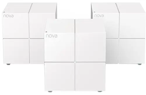 Sistem Router Wireless mesh Tenda Nova MW6, Gigabit, Dual Band, Kit cu 3 noduri wireless, 1200 Mbps (Alb)