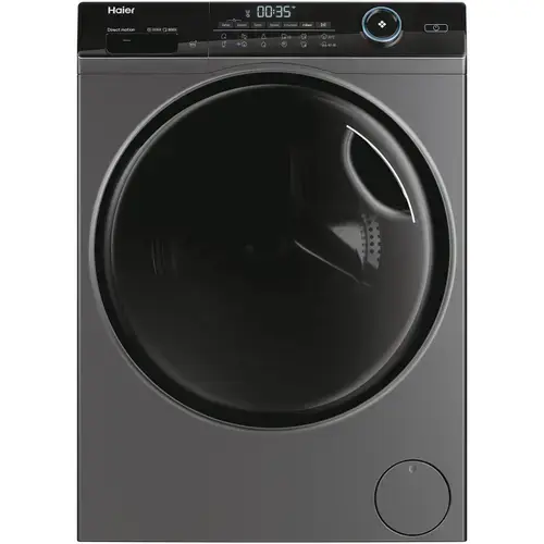 Masina de spalat rufe Haier HW80-B14959S8U1S, 8 kg, 1400 RPM, Motor Direct Motion, Wi-Fi, Refresh, ABT, Steam, iTime, Pillow Drum, Dual Spray, Clasa A (Antracit)