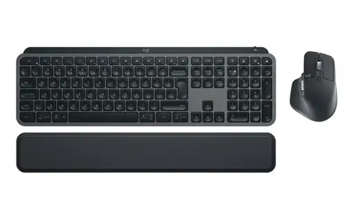 Kit Tastatura + Mouse Wireless Logitech MX Keys Combo for Business Gen 2 Graphite (Negru)