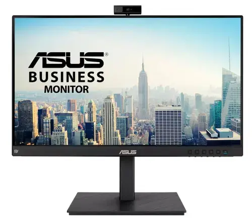Monitor IPS LED ASUS 23.8inch BE24EQSK, Full HD (1920 x 1080), VGA, HDMI, DisplayPort, Camera Web 2 Mpx, Microfon, Pivot, Boxe (Negru)