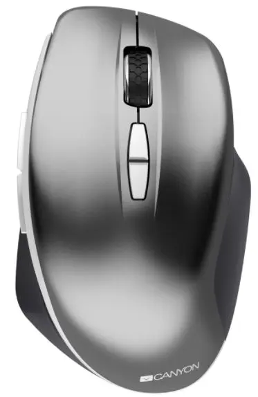 Mouse Wireless Canyon CNS-CMSW21DG, Optic, 1600 DPI (Gri)