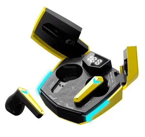 Casti True Wireless CANYON DoubleBee GTWS-2, Gaming, Bluetooth, USB-C (Galben)