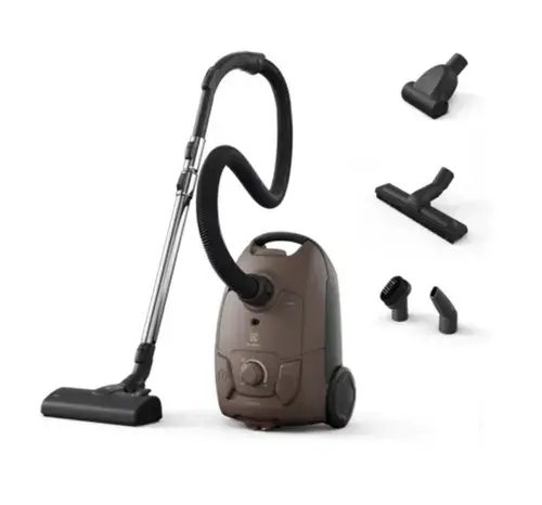 Aspirator cu sac Electrolux Seria 500 EB51A3WB, 750 W, Filtru HEPA, Maner ergonomic (Maro)