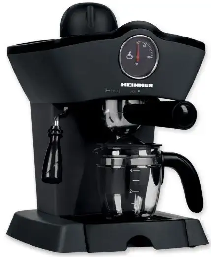 Espressor Heinner HEM-200BK, 0.25 l, 3.5 bar, 800 W (Negru)