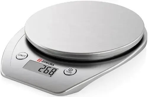 Cantar electronic de bucatarie Zokura Z1011, 5Kg (Argintiu)