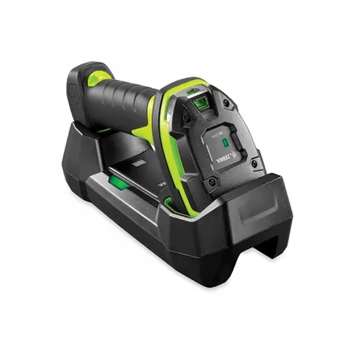 Cititor Cod Bare Zebra LI3678-SR3U42A0S1W, 1D, LED, Bluetooth, WiFi (Negru/Verde)
